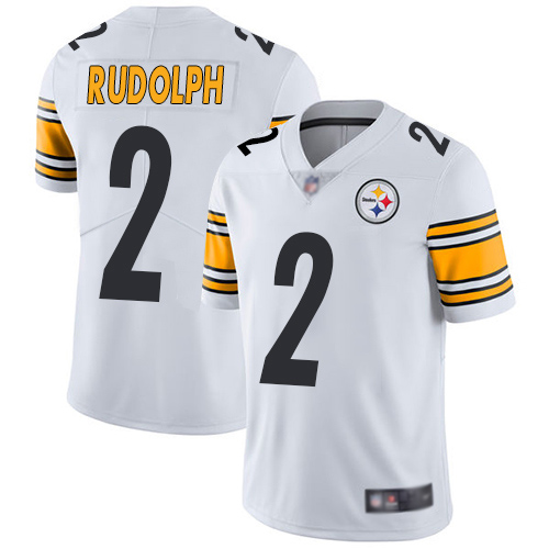 Men Pittsburgh Steelers Football #2 Limited White Mason Rudolph Road Vapor Untouchable Nike NFL Jersey->women nfl jersey->Women Jersey